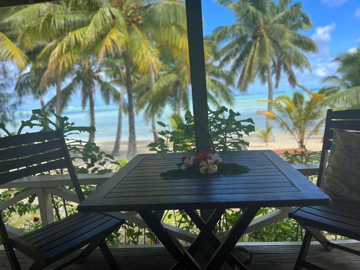 Paparei Beachfront Bungalows, Aitutaki Арутанга Екстер'єр фото