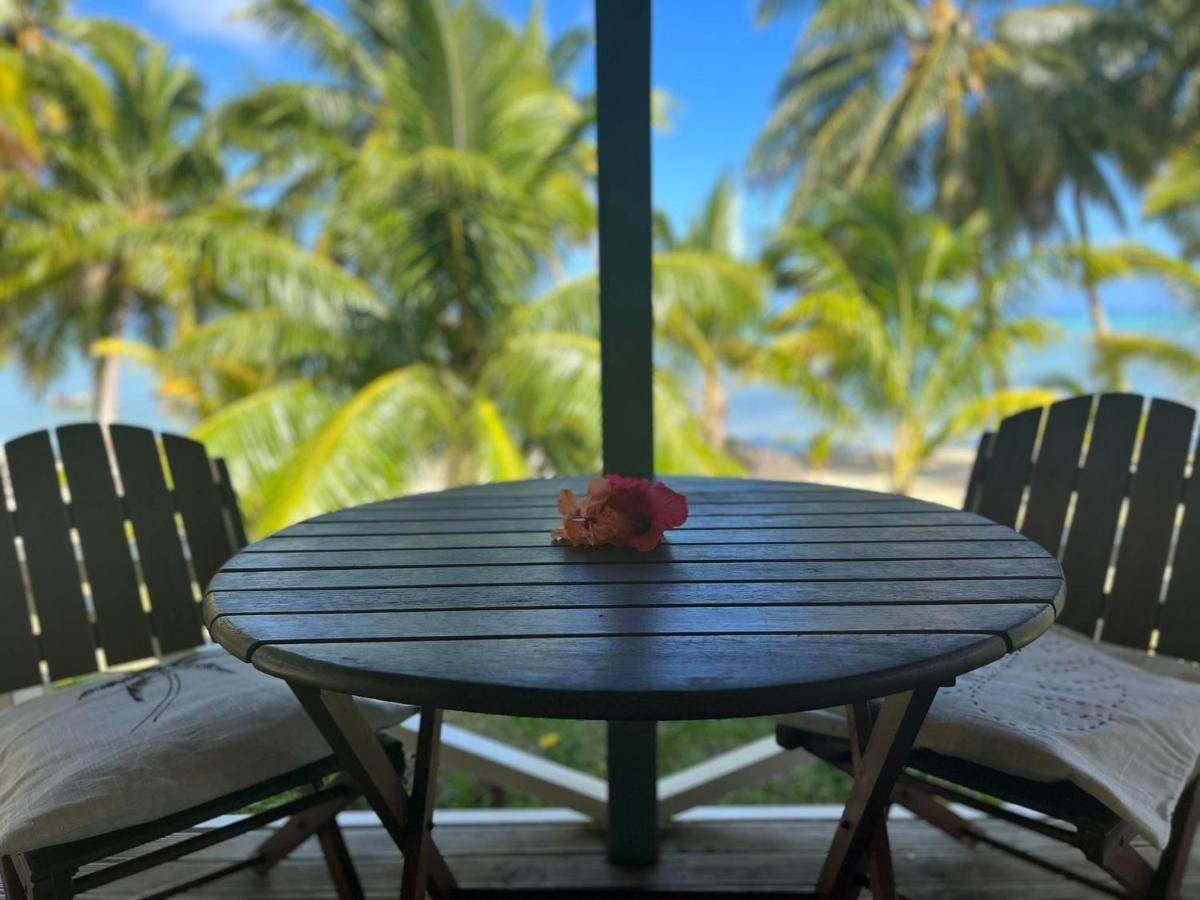 Paparei Beachfront Bungalows, Aitutaki Арутанга Екстер'єр фото